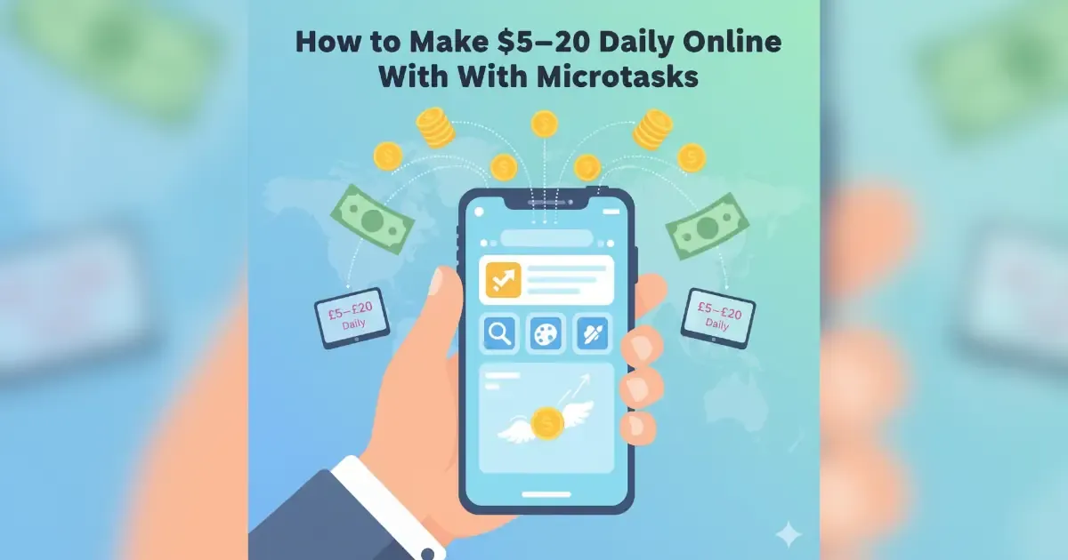 make 5 dollars daily with microtasks
