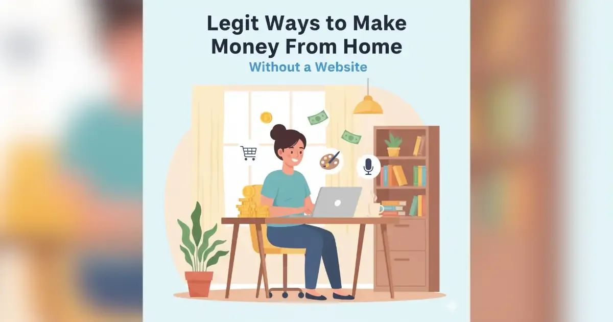 make money from home without website